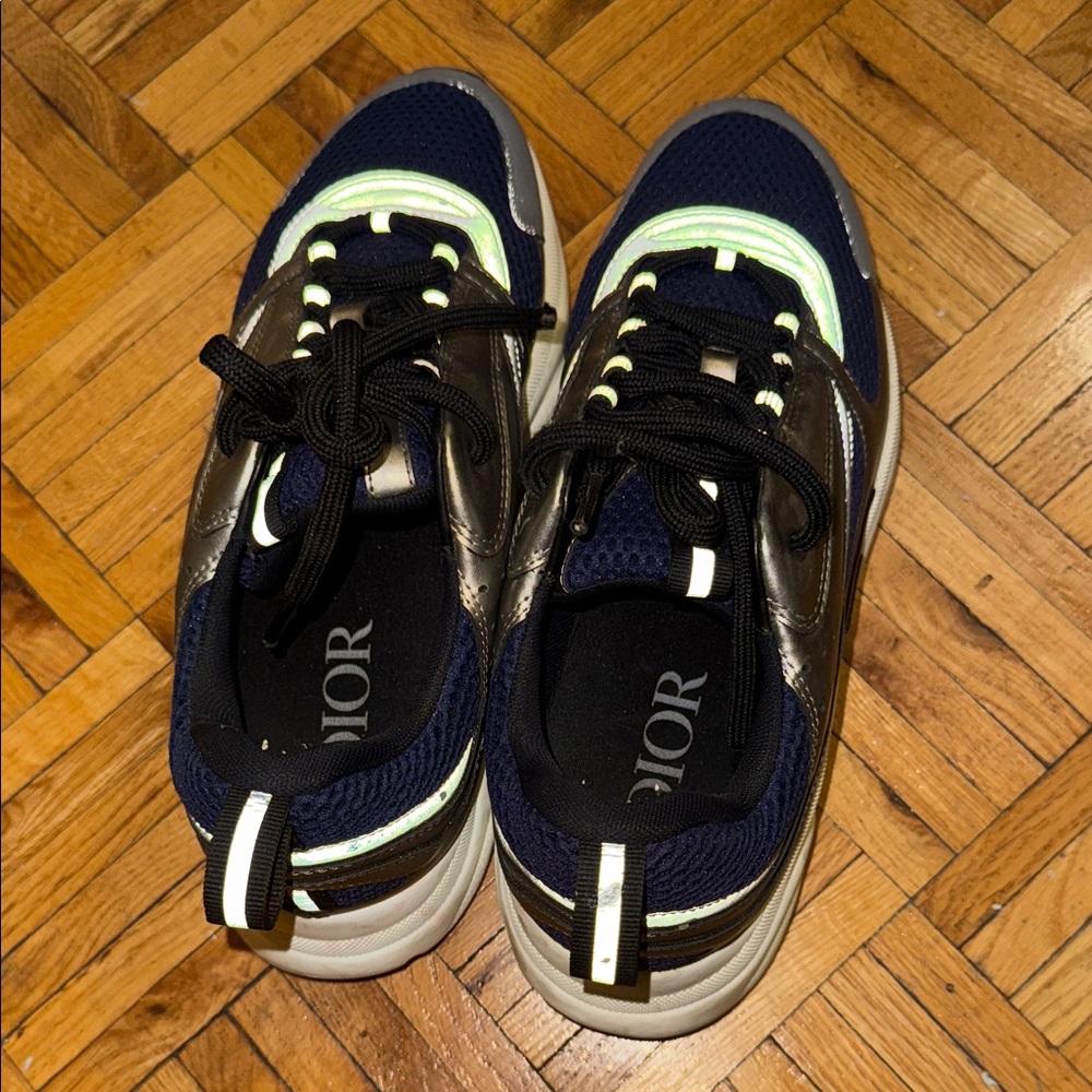 Dior Navy and Gray Sneakers - Picture 5 of 5